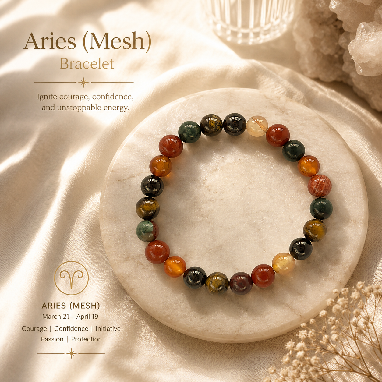 Aries (Mesh) Zodiac Bracelet