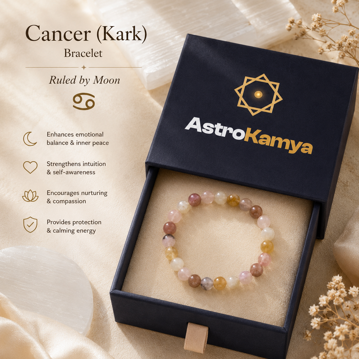 Cancer (Kark) Zodiac Bracelet