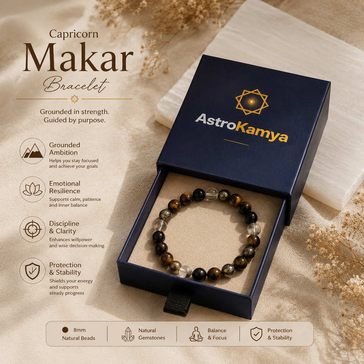 Capricorn (Makar) Zodiac Bracelet