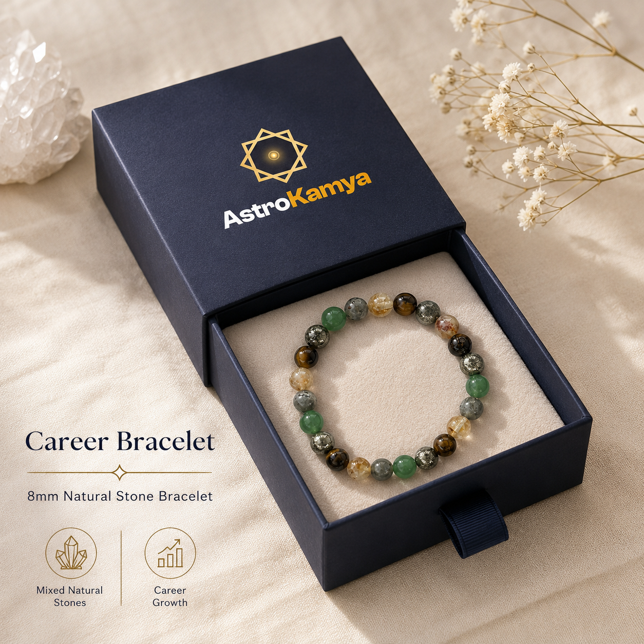 Career Growth Intention Bracelet