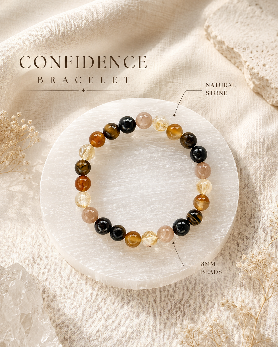 Confidence Intention Bracelet