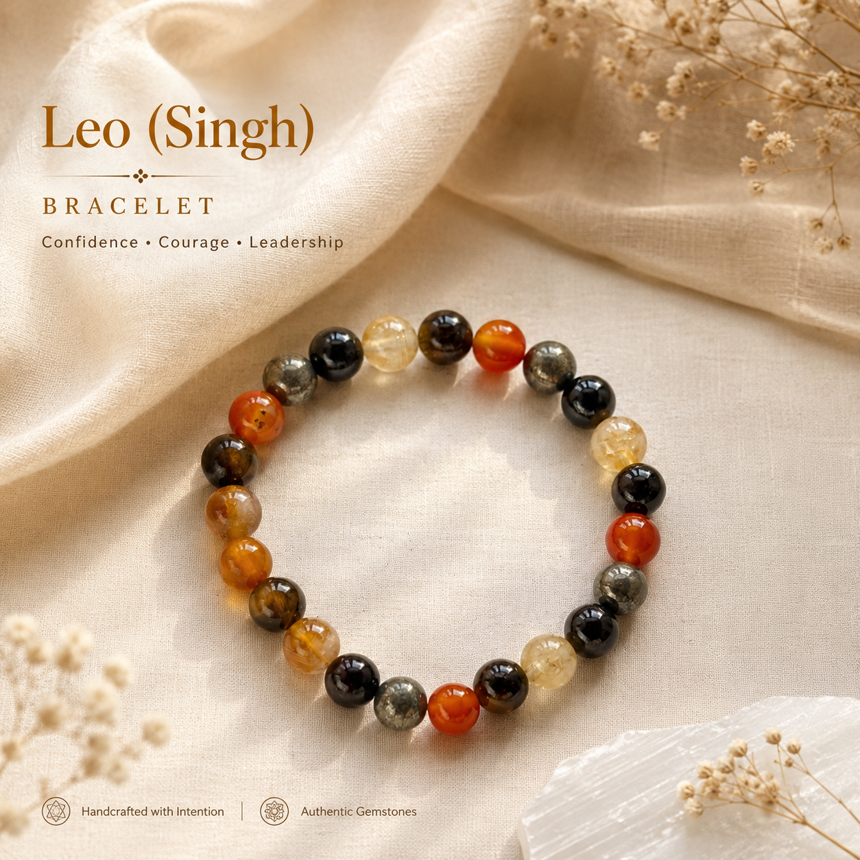 Leo (Singh) Zodiac Bracelet