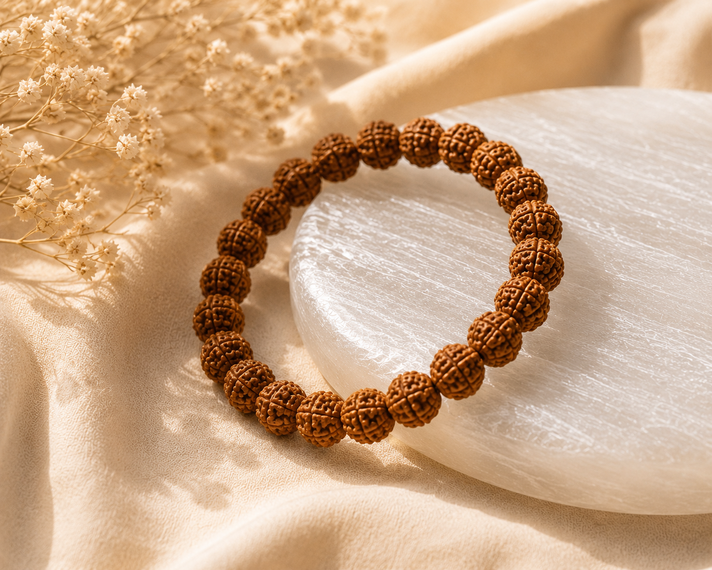 Five Mukhi Rudraksha Bracelet