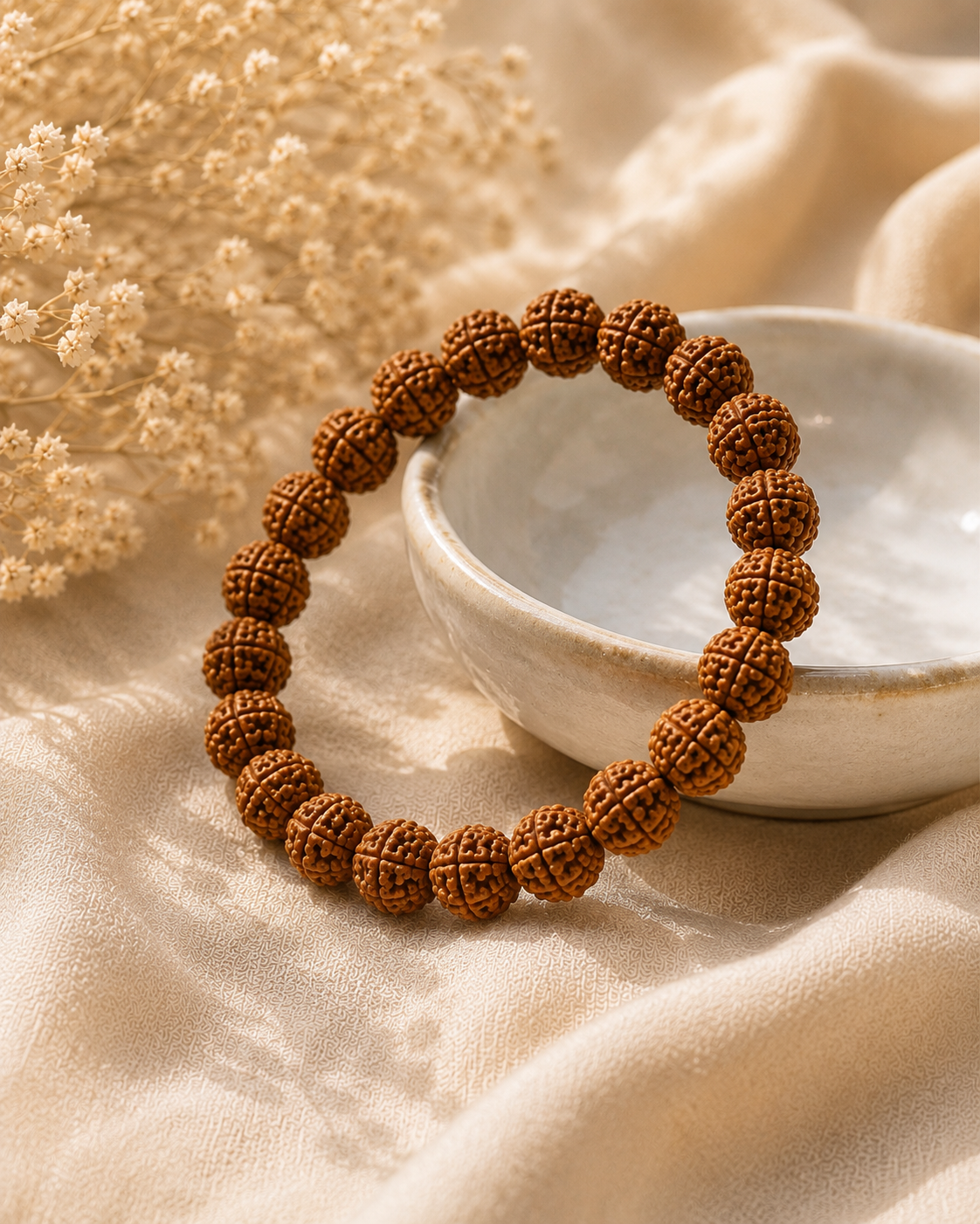 Five Mukhi Rudraksha Bracelet