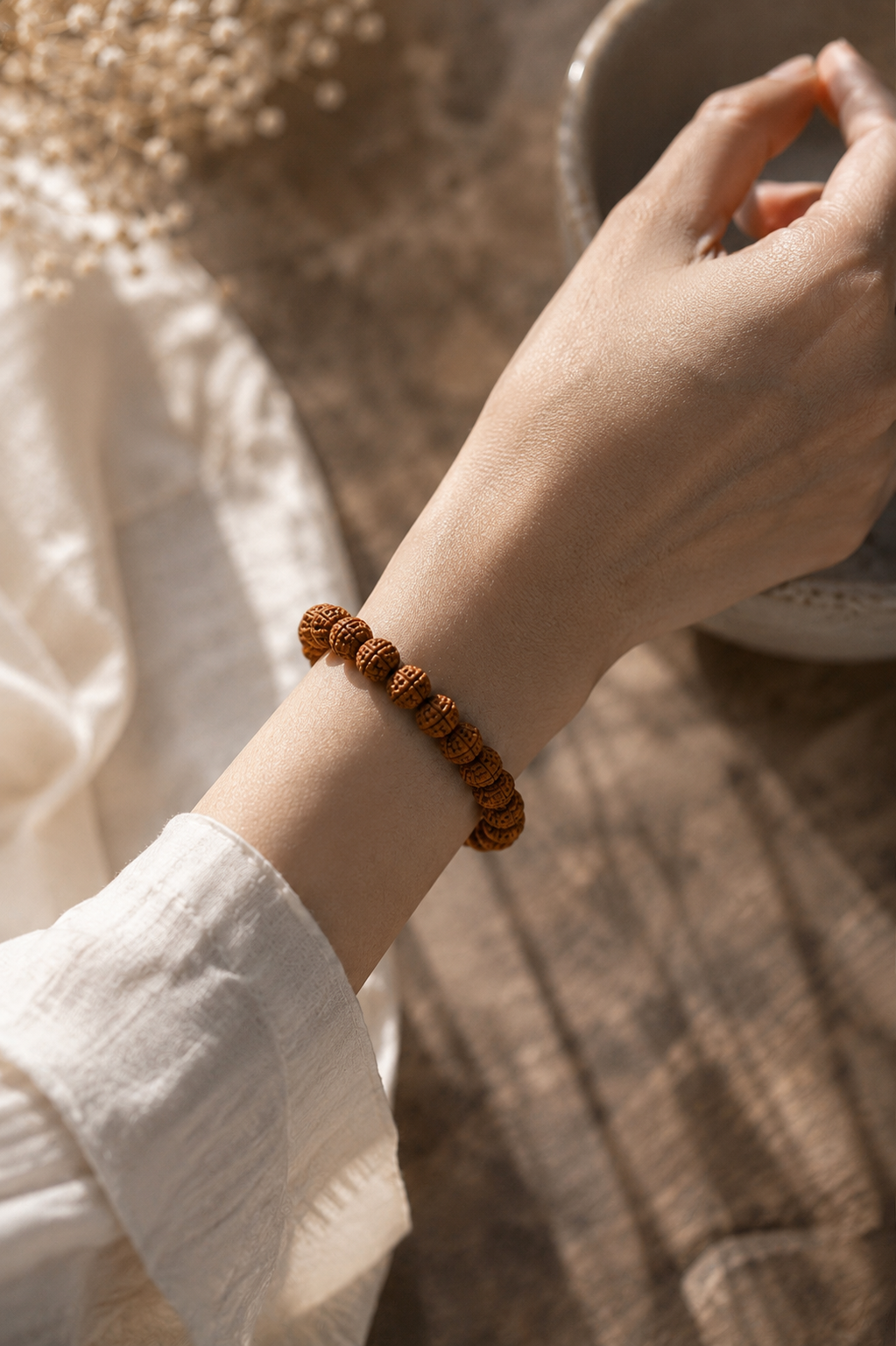 Five Mukhi Rudraksha Bracelet