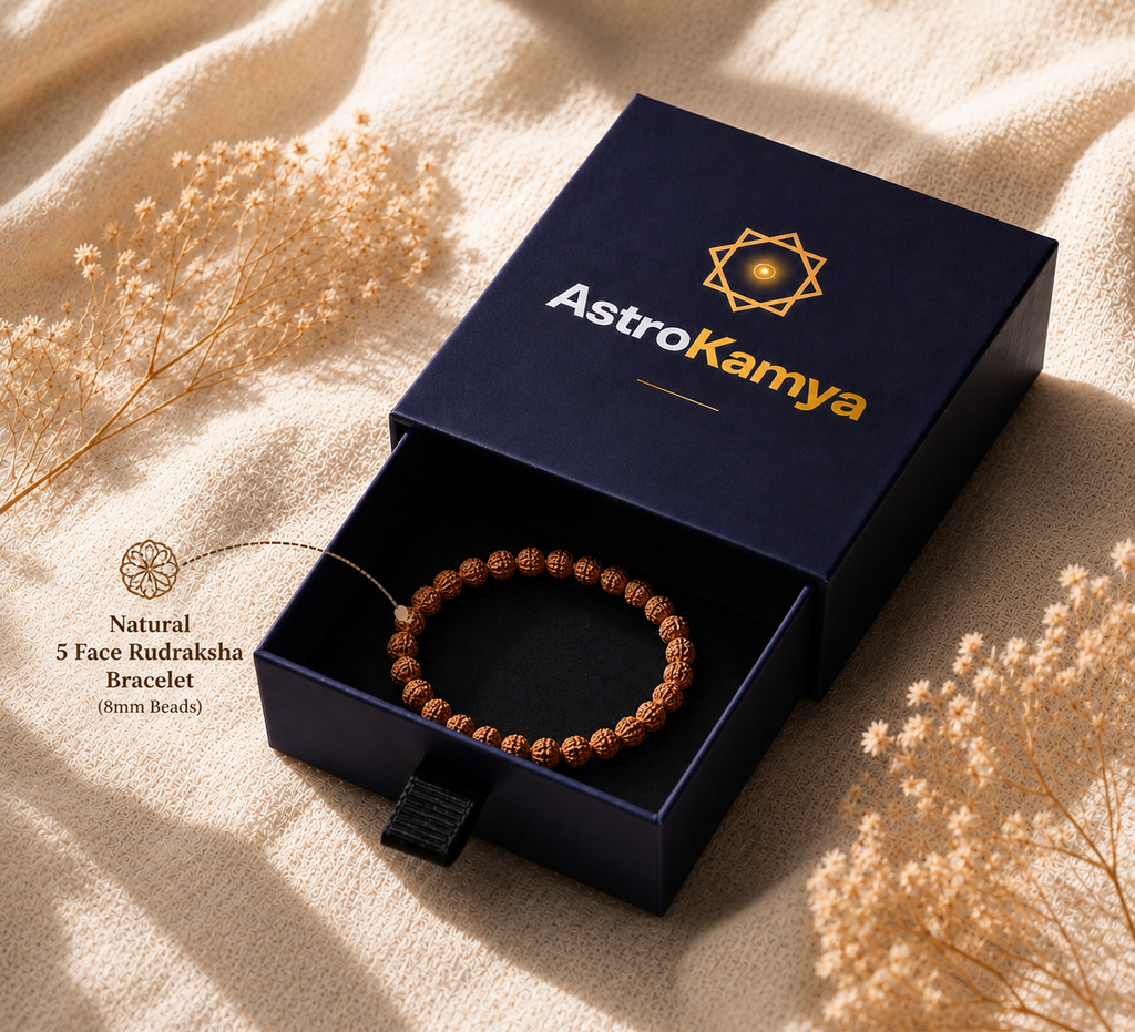 Five Mukhi Rudraksha Bracelet