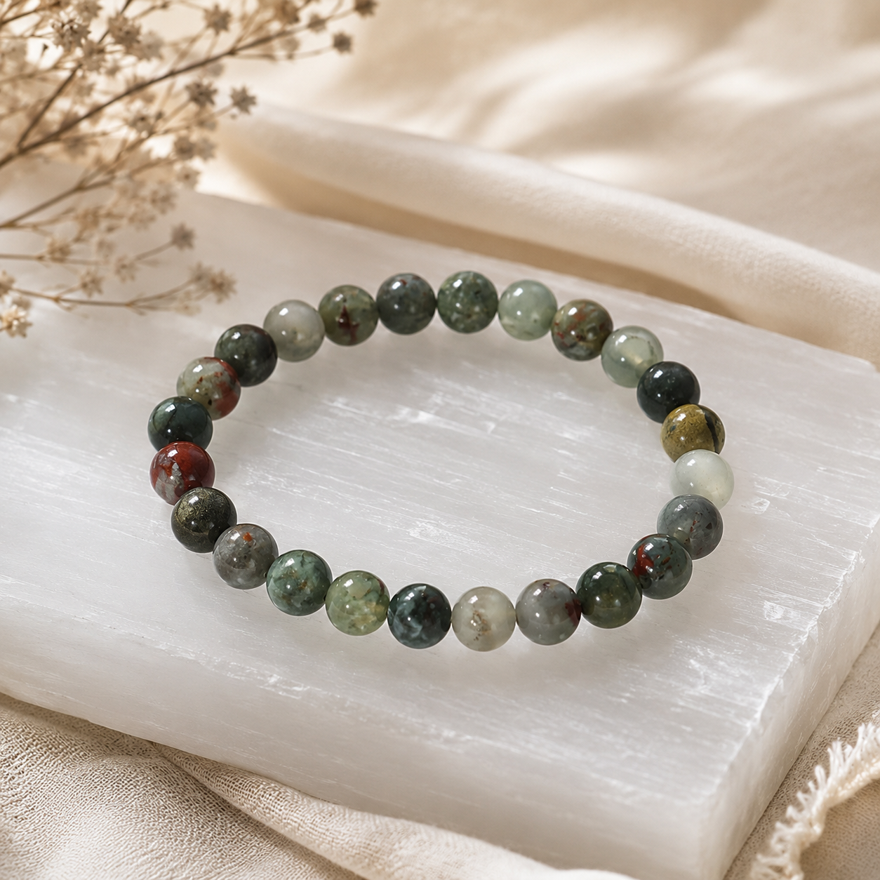 Bloodstone Bracelet