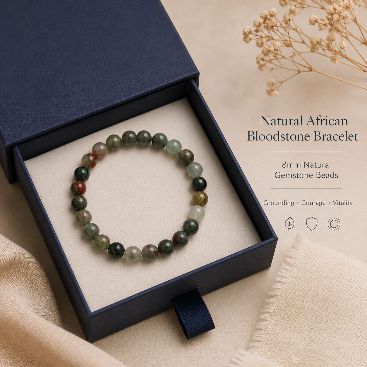 Bloodstone Bracelet