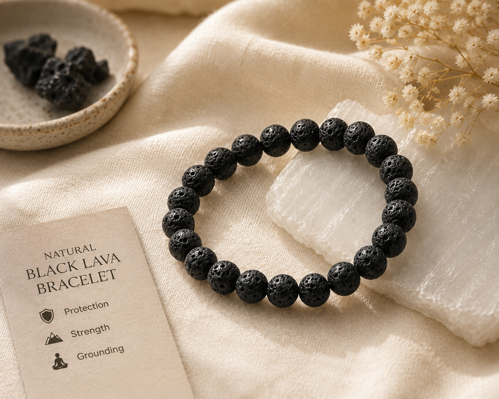 Black Lava Bracelet