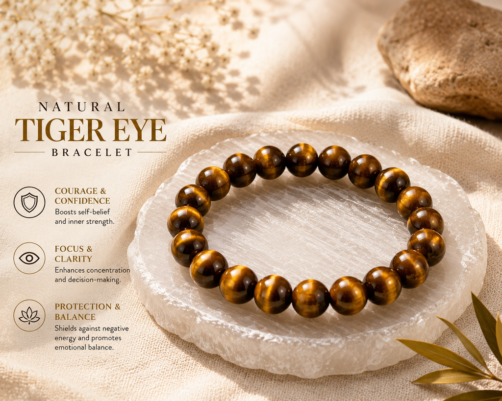 Natural Tiger Eye Bracelet