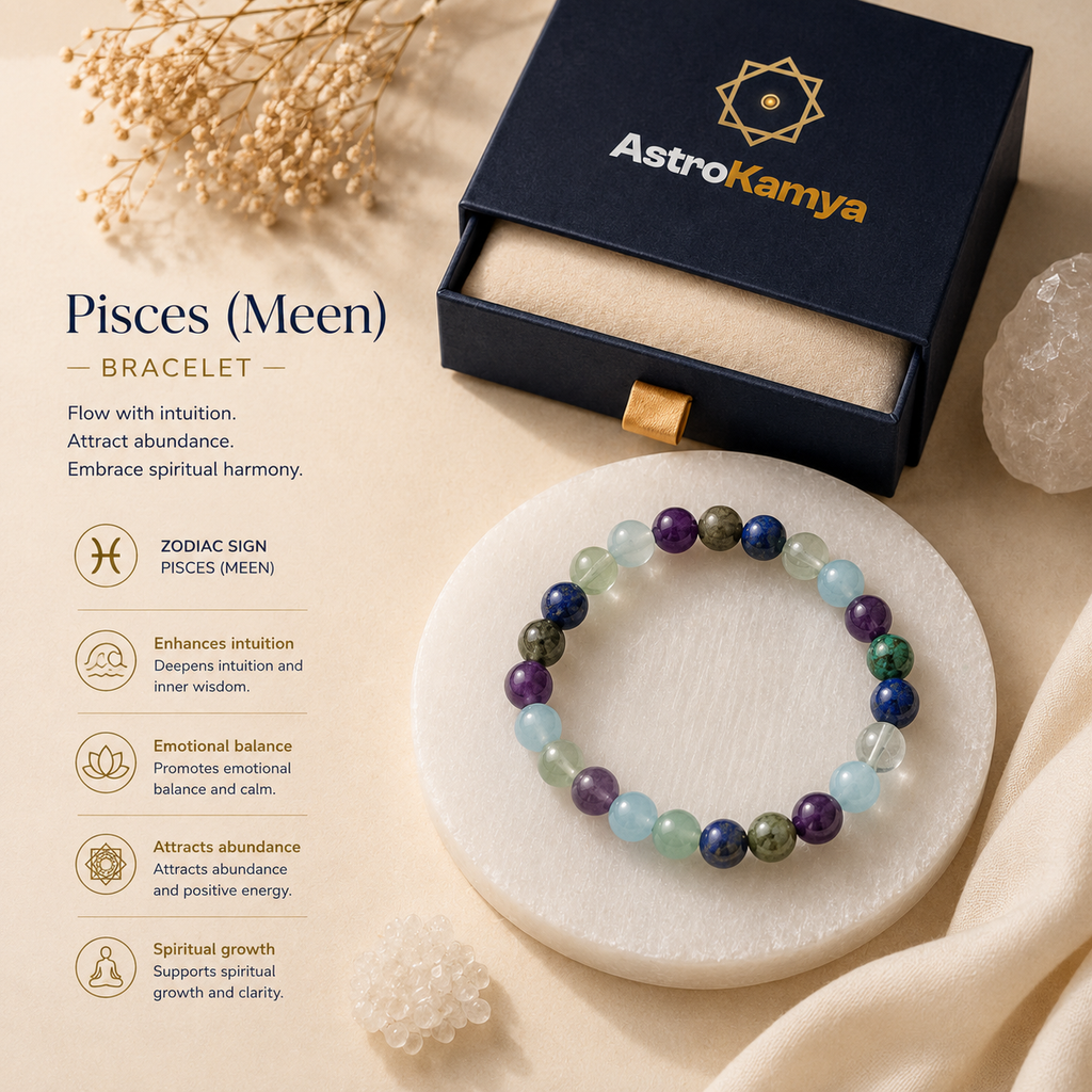 Pisces (Meen) Zodiac Bracelet