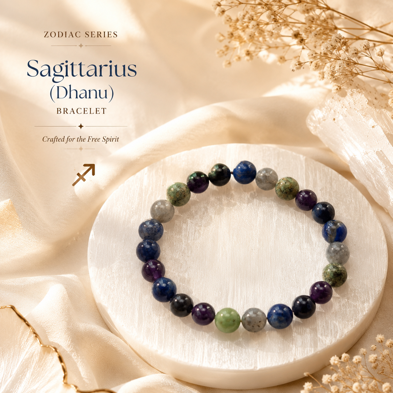 Sagittarius (Dhanu) Zodiac Bracelet