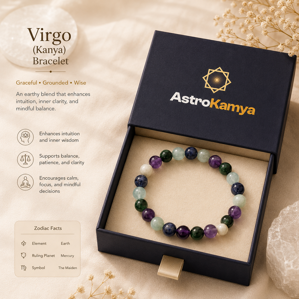 Virgo (Kanya) Zodiac Bracelet