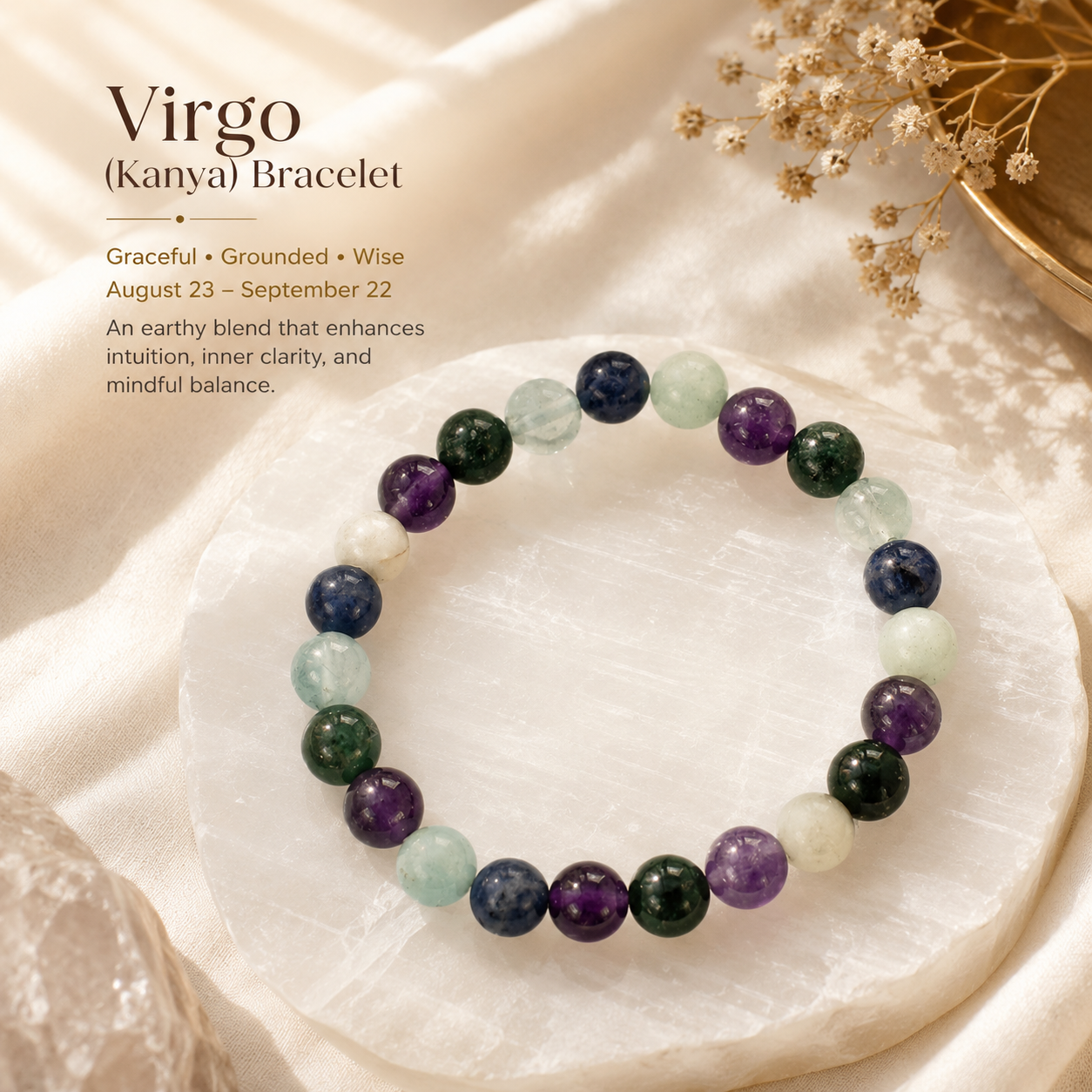 Virgo (Kanya) Zodiac Bracelet